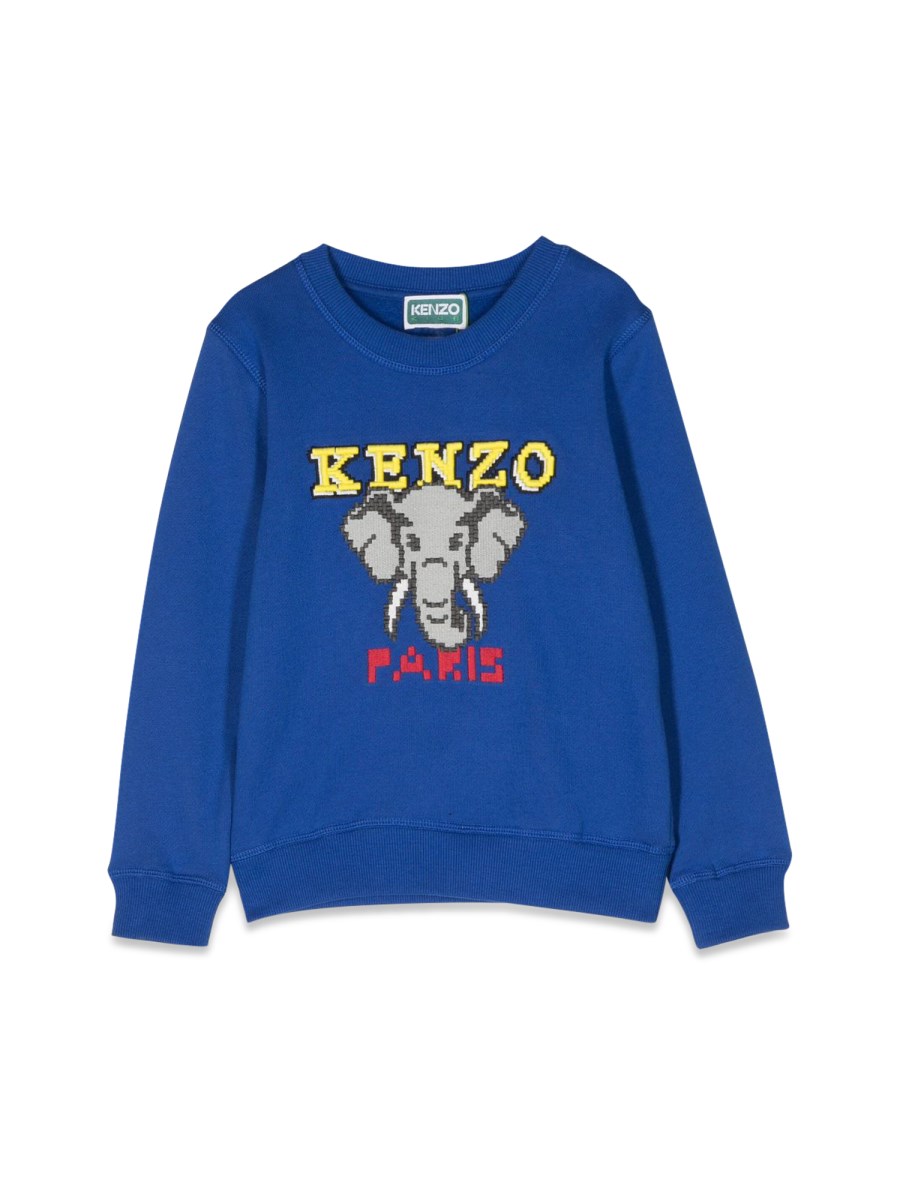 KENZO felpa girocollo elephant