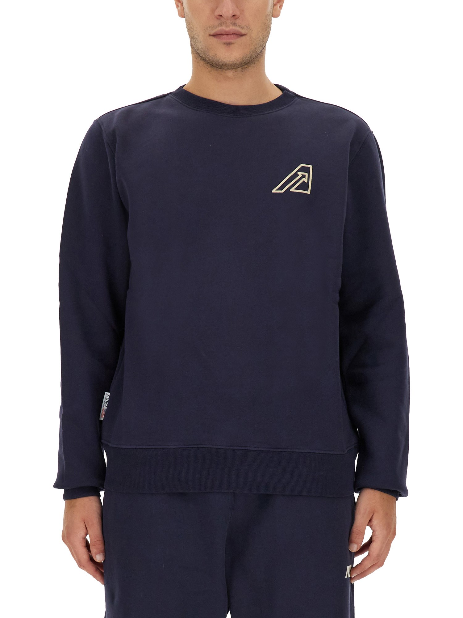 Autry Icon Crewneck Sweatshirt In Blue