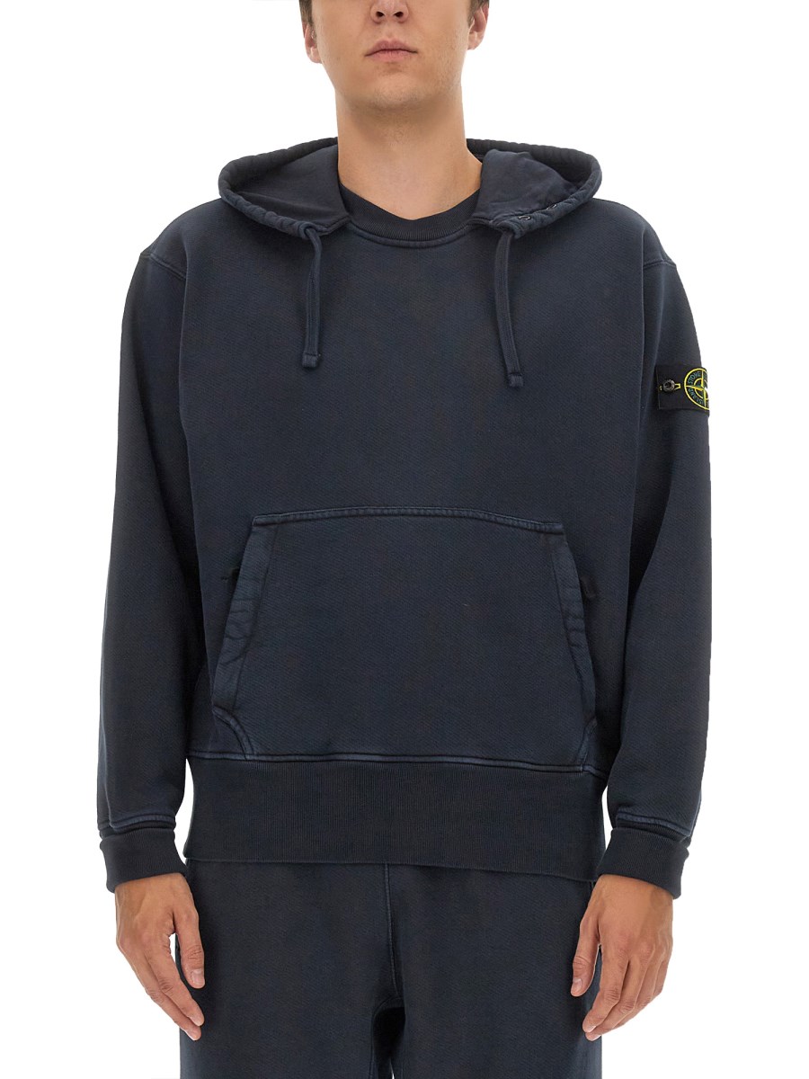 Stone island hotsell hoodie navy