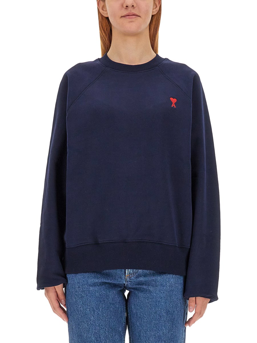 Logo Embroidery Cotton Sweatshirt