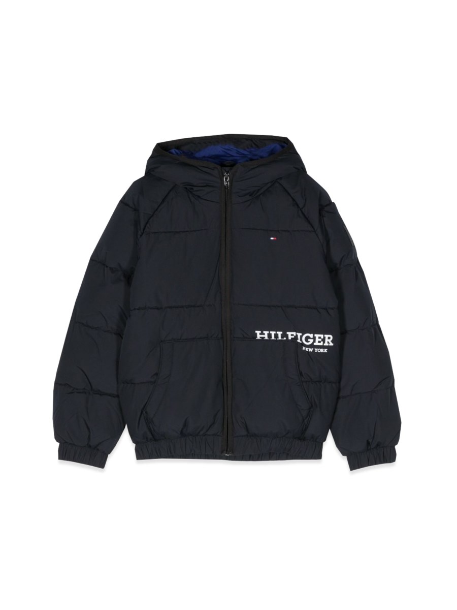 TOMMY HILFIGER logo padded jacket