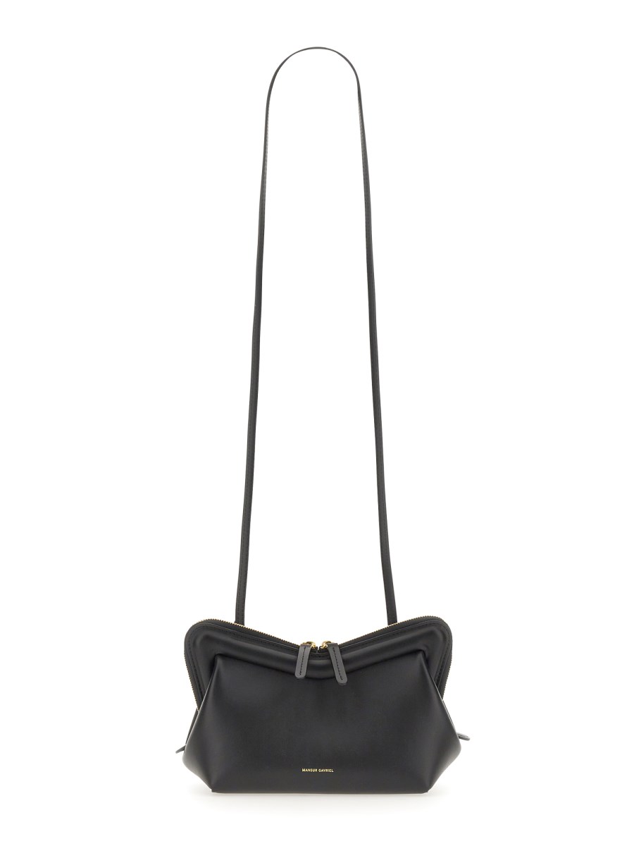 Mansur Gavriel Bloom Bag - Black/Flamma