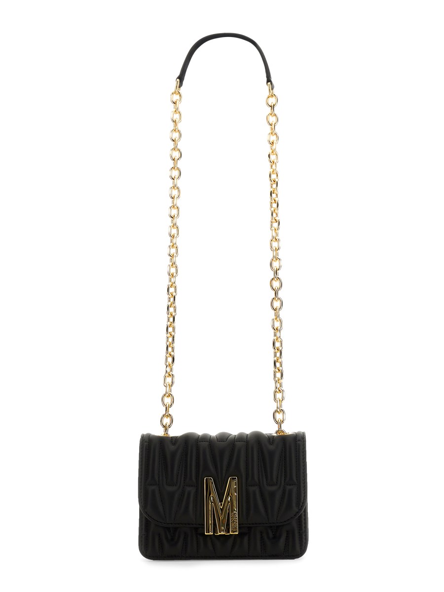 MOSCHINO QUILTED LEATHER SHOULDER BAG Eleonora Bonucci