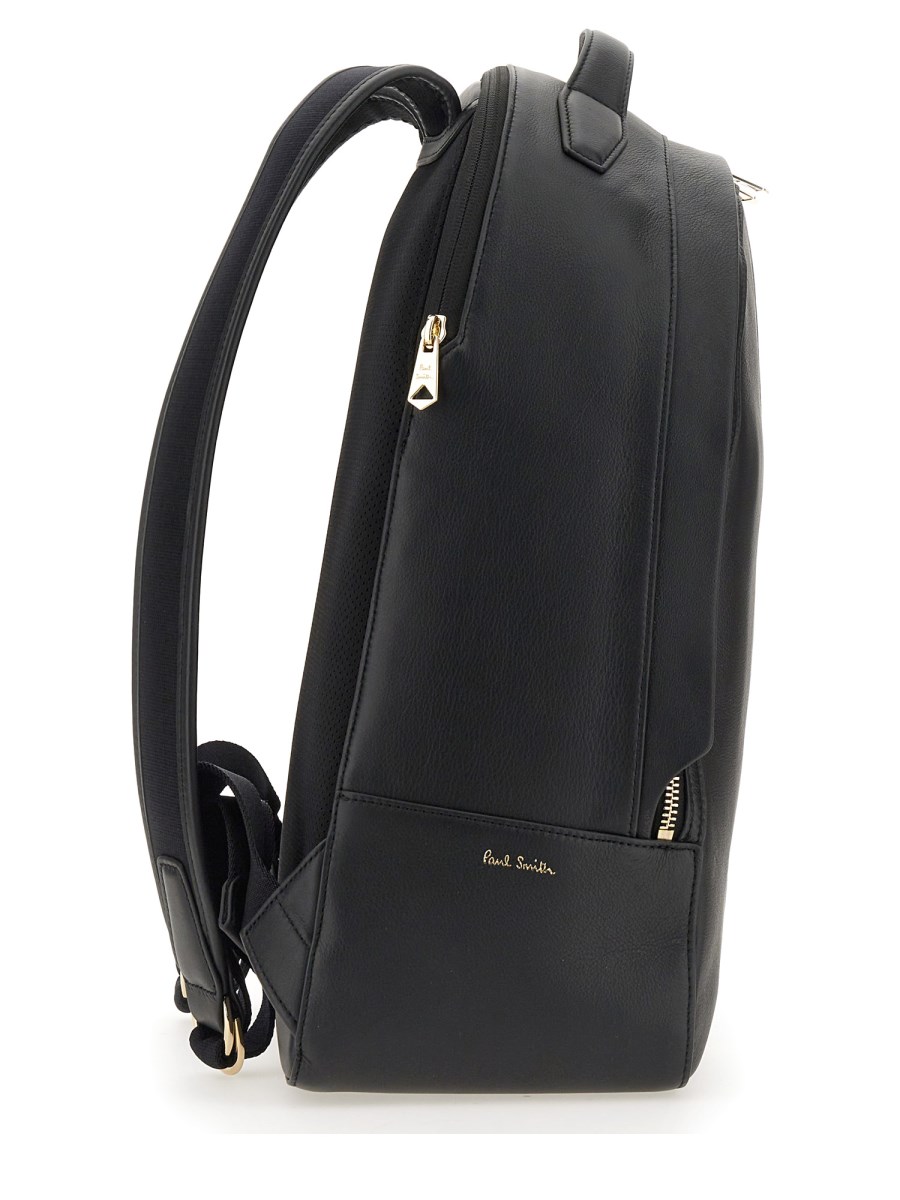 Paul Smith Signature Stripe Leather Cross-body Bag in Black for Men