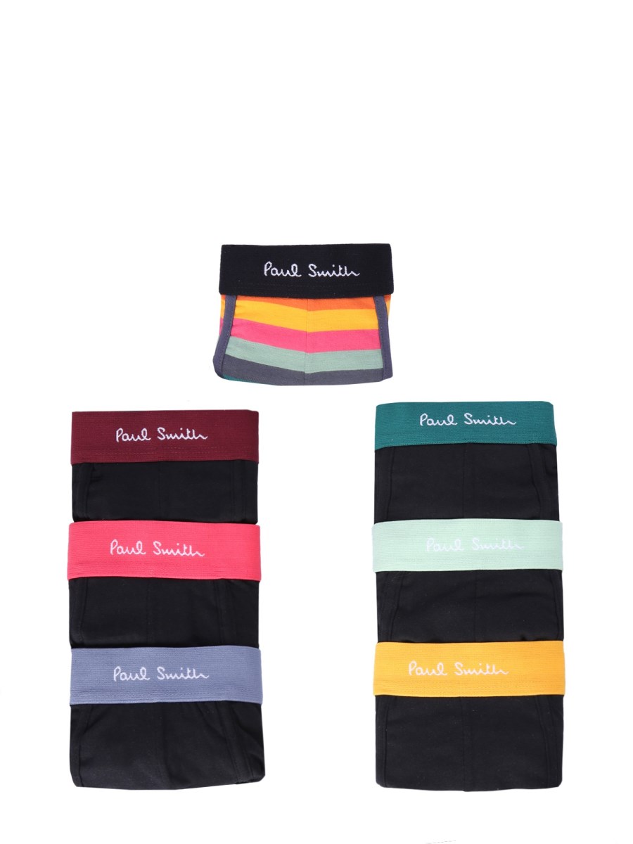 PAUL SMITH CONFEZIONE DA SETTE BOXER IN COTONE