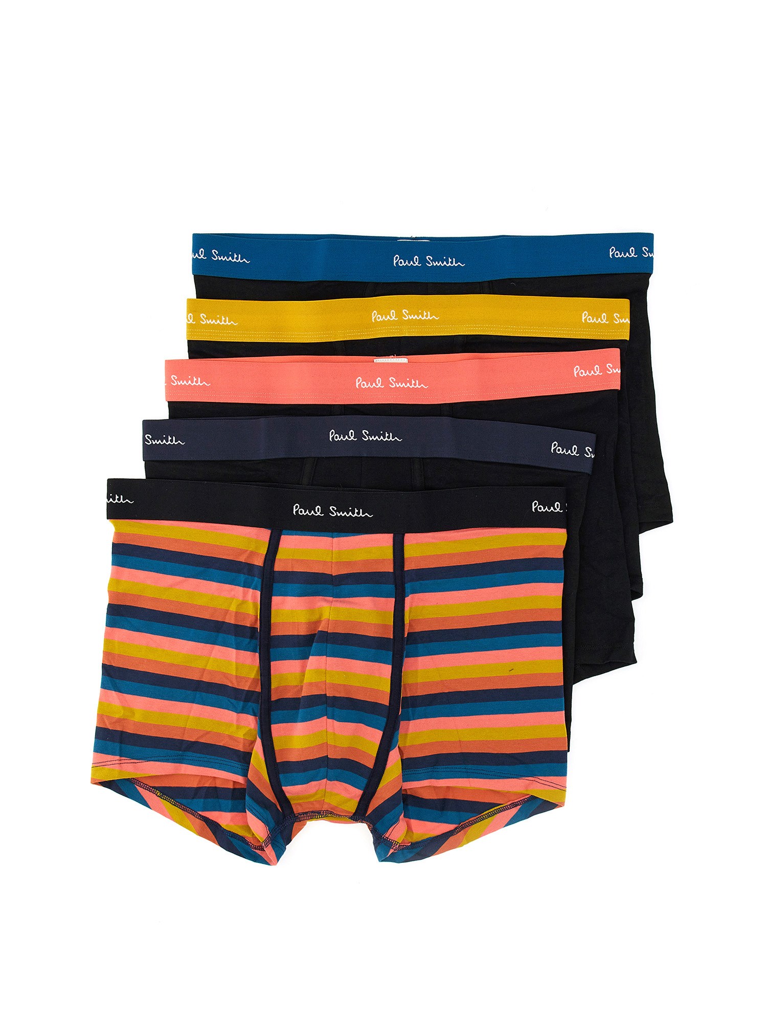 Shop Paul Smith Pack Of Five Boxer Shorts In Black