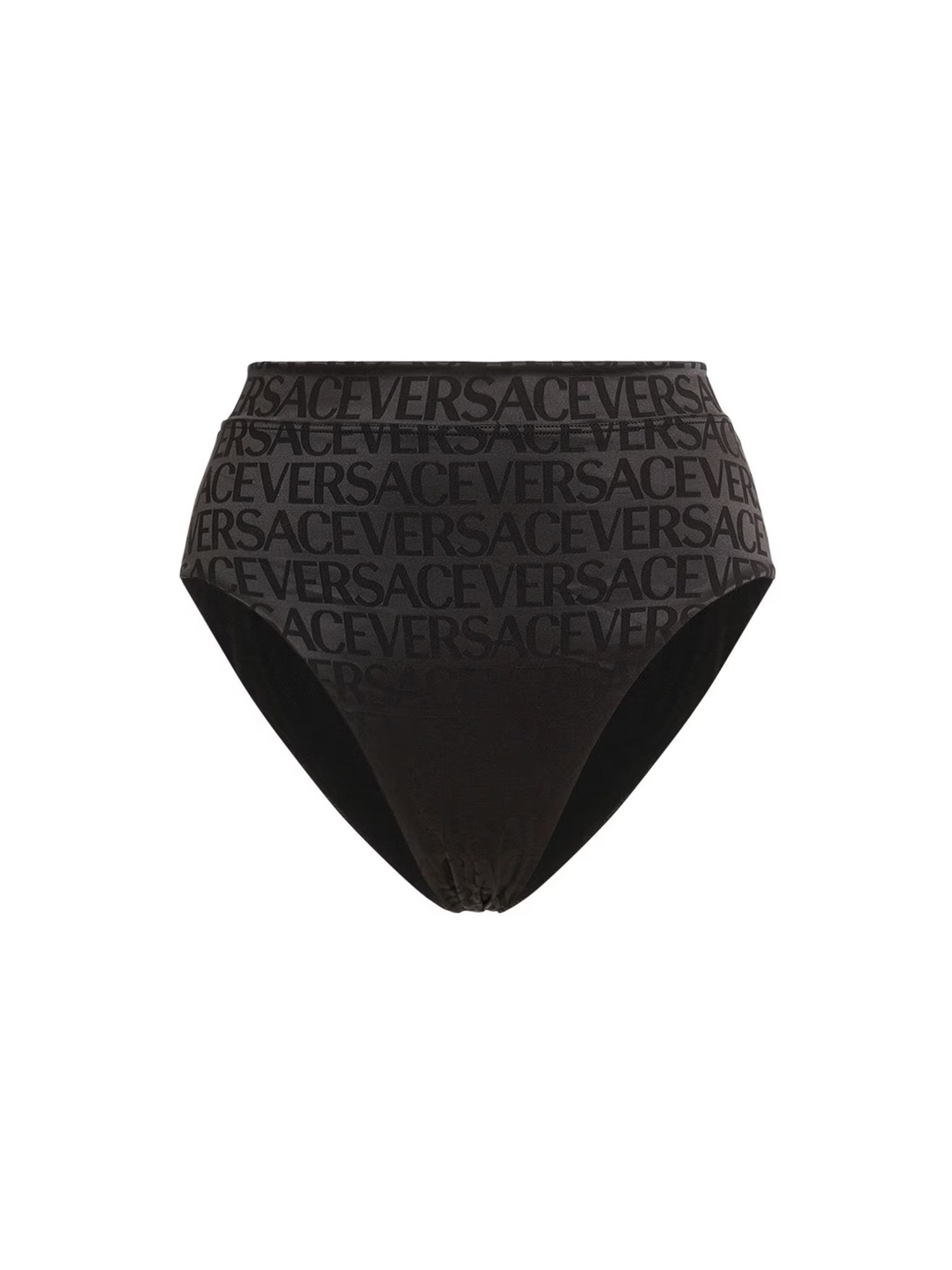 Shop Versace All Over Logo Briefs In Black