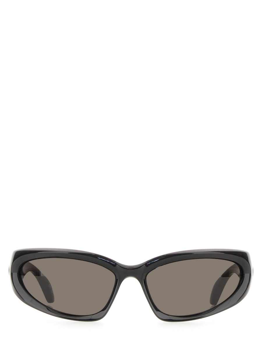 BALENCIAGA OCCHIALE DA SOLE SWIFT OVAL IN ACETATO