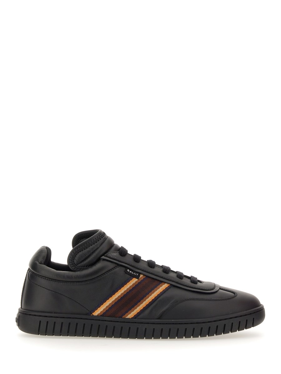 BALLY SNEAKER IN PELLE CON LOGO