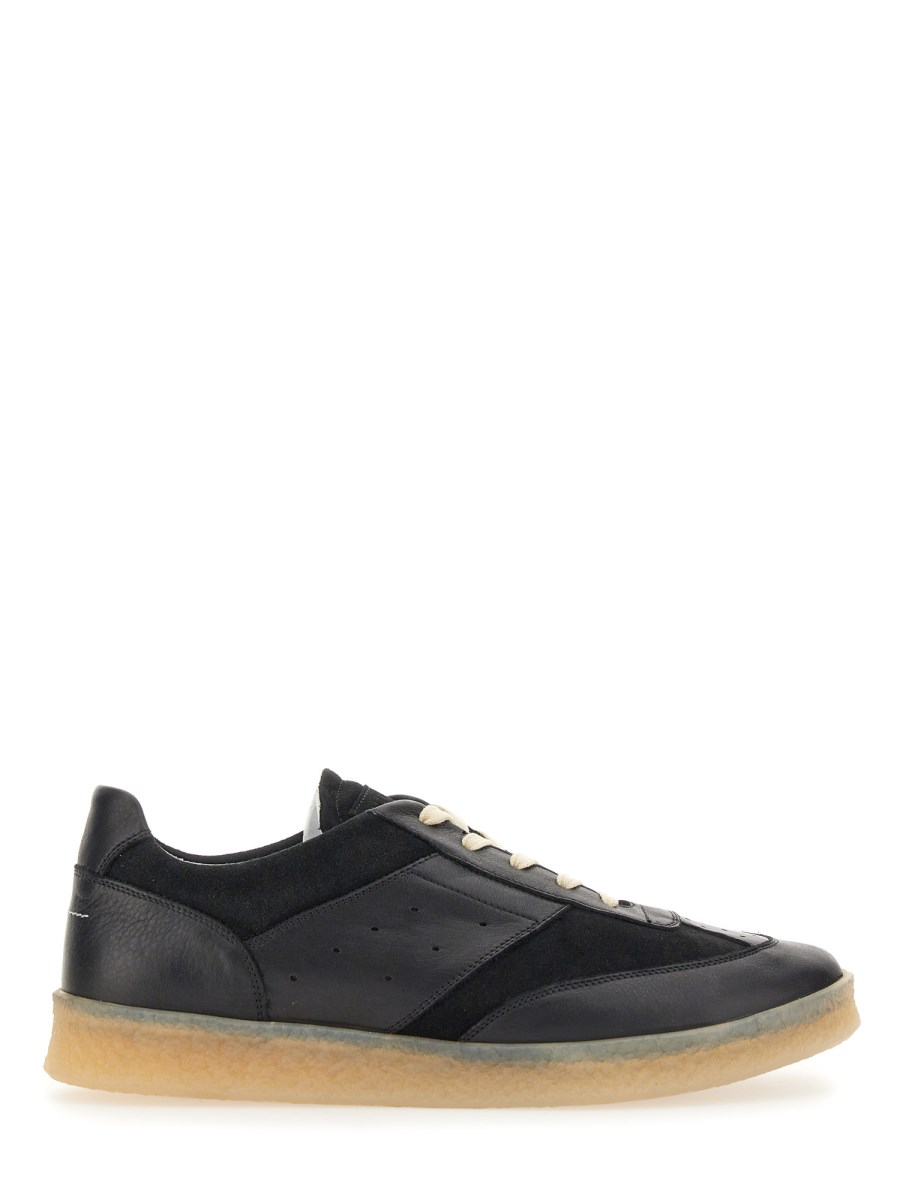 MM6 MAISON MARGIELA SNEAKER 6 COURT IN PELLE