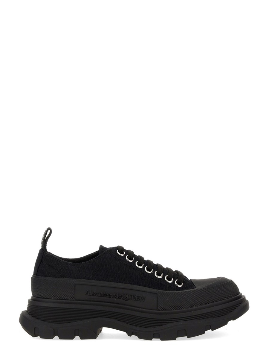 ALEXANDER McQUEEN SNEAKER TREAD SLICK IN CANVAS offerte Scarpe