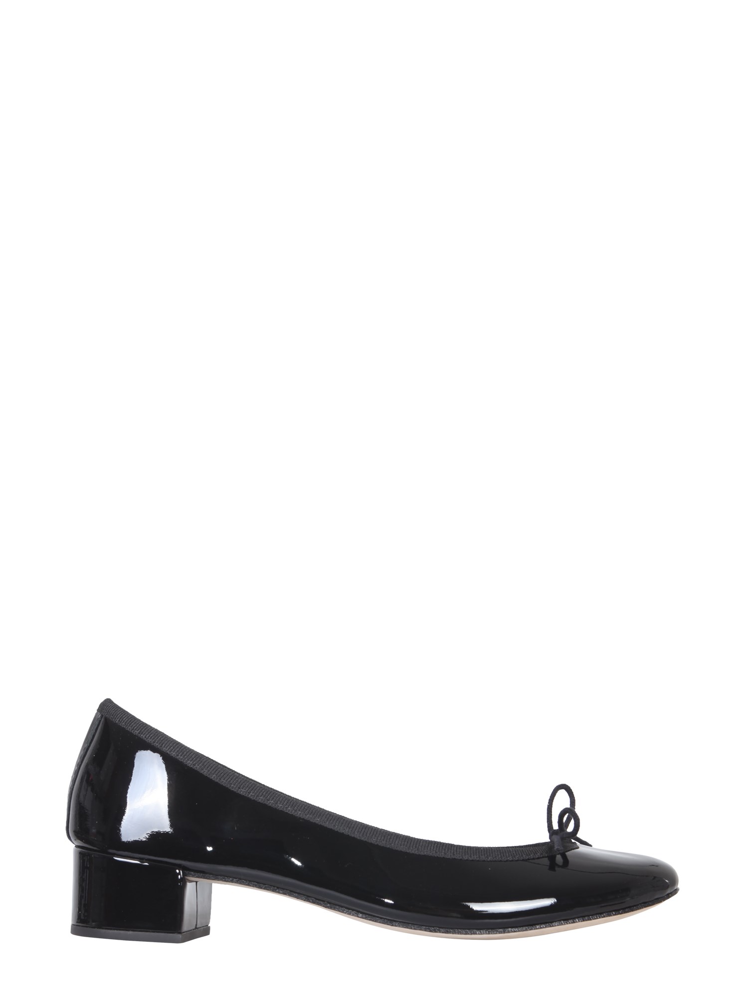 Repetto Black Patent Camille Heels In Black