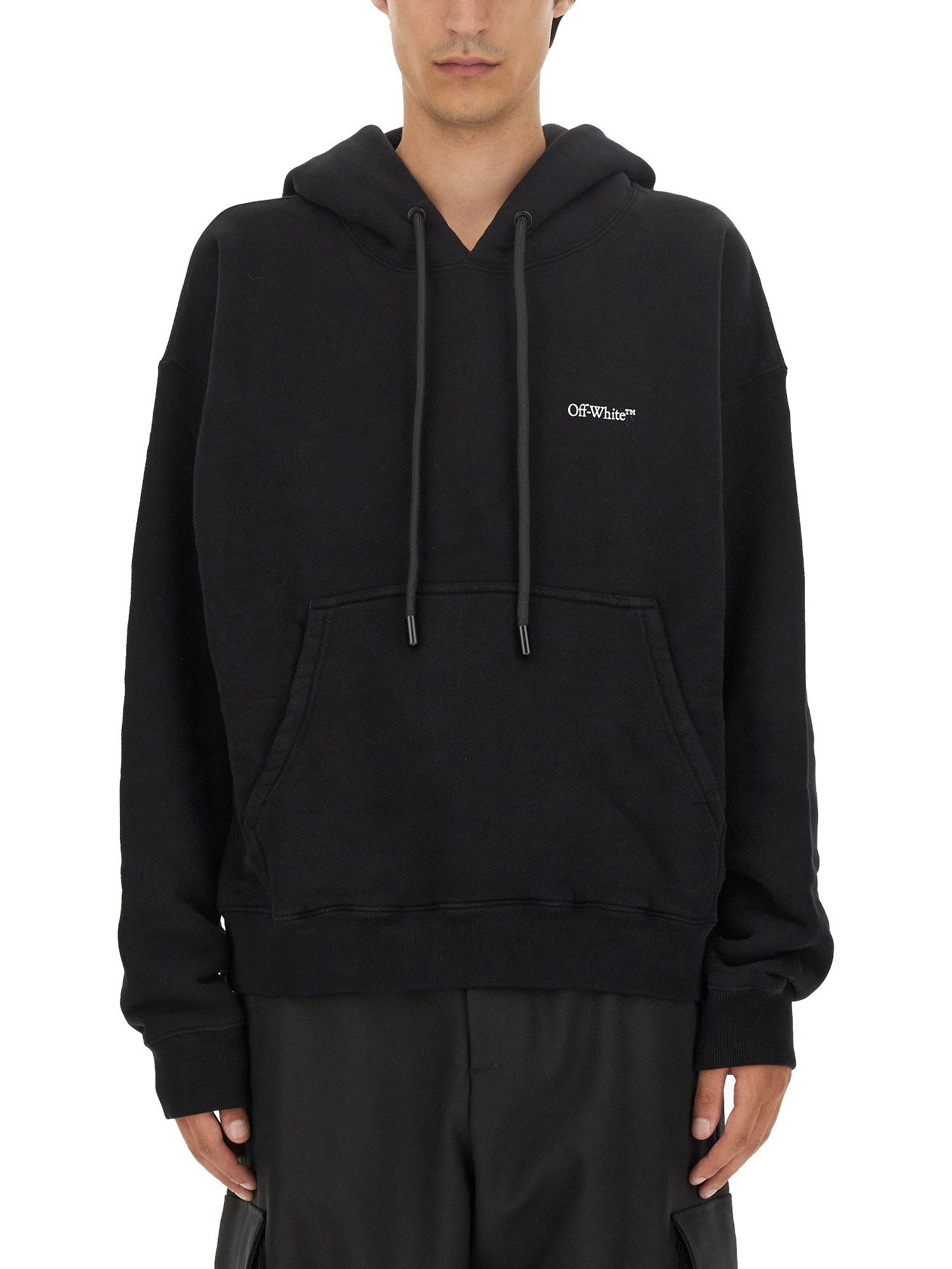 off-white sweatshirt with logo