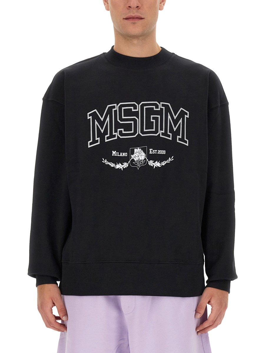 Msgm sweatshirt in cotton