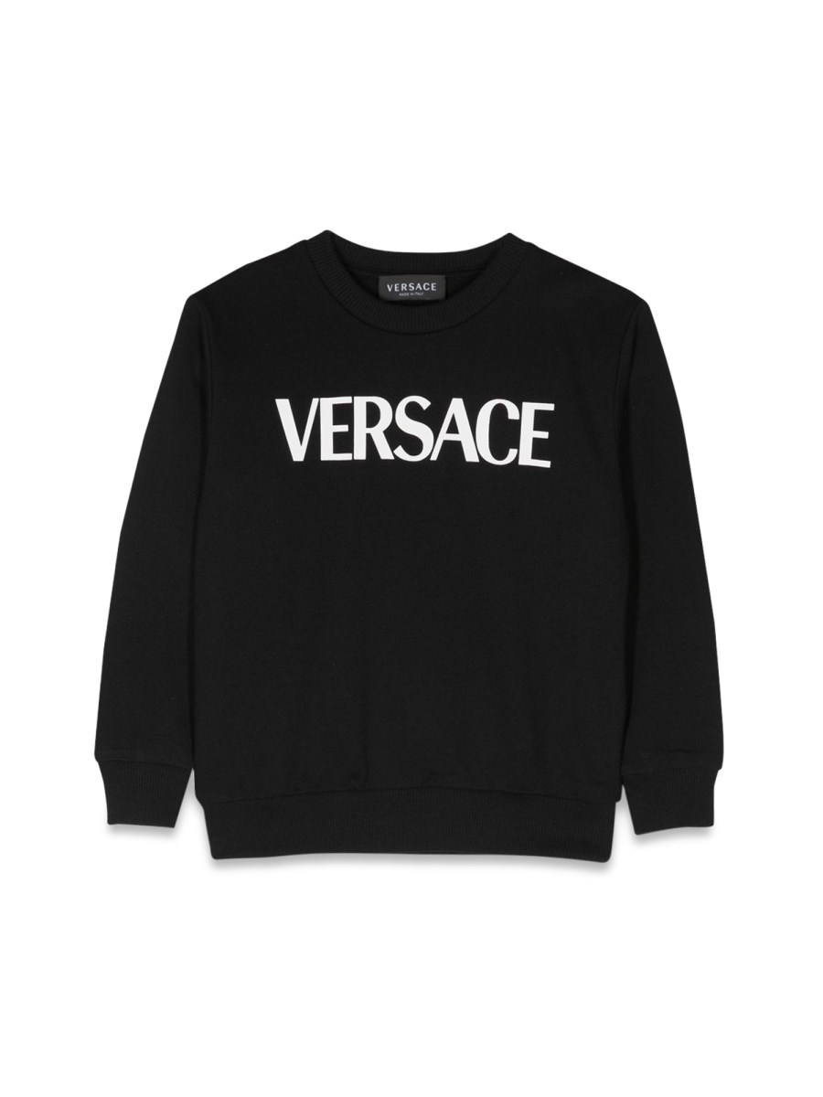 VERSACE felpa girocollo logo