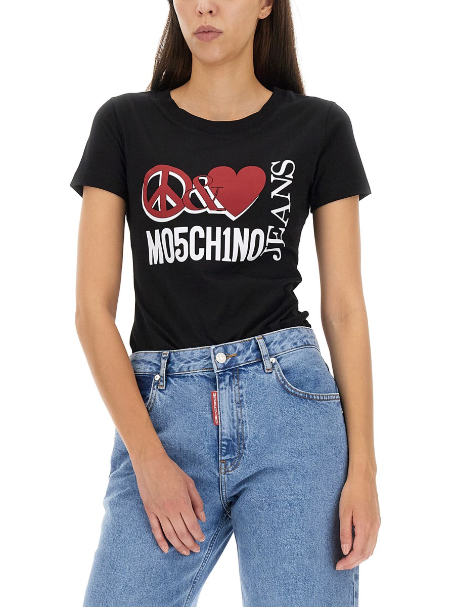 T shirt donna on sale moschino