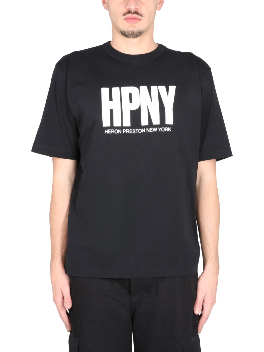 HERON PRESTON T-SHIRT HPNY IN JERSEY DI COTONE