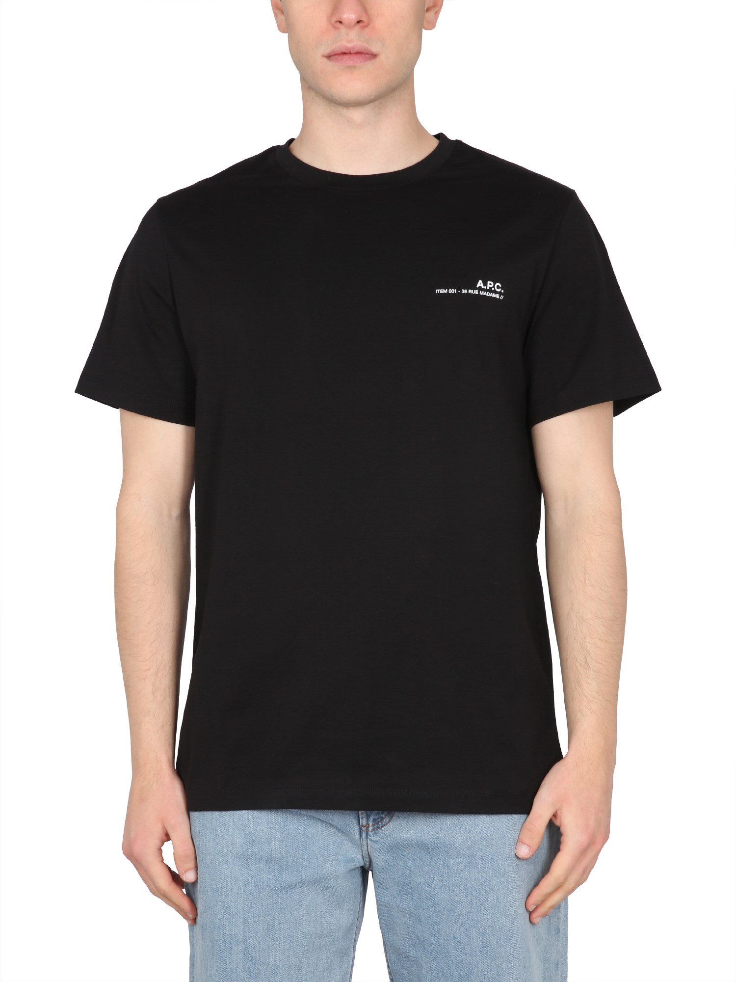 Shop Apc T-shirt "item" In Black