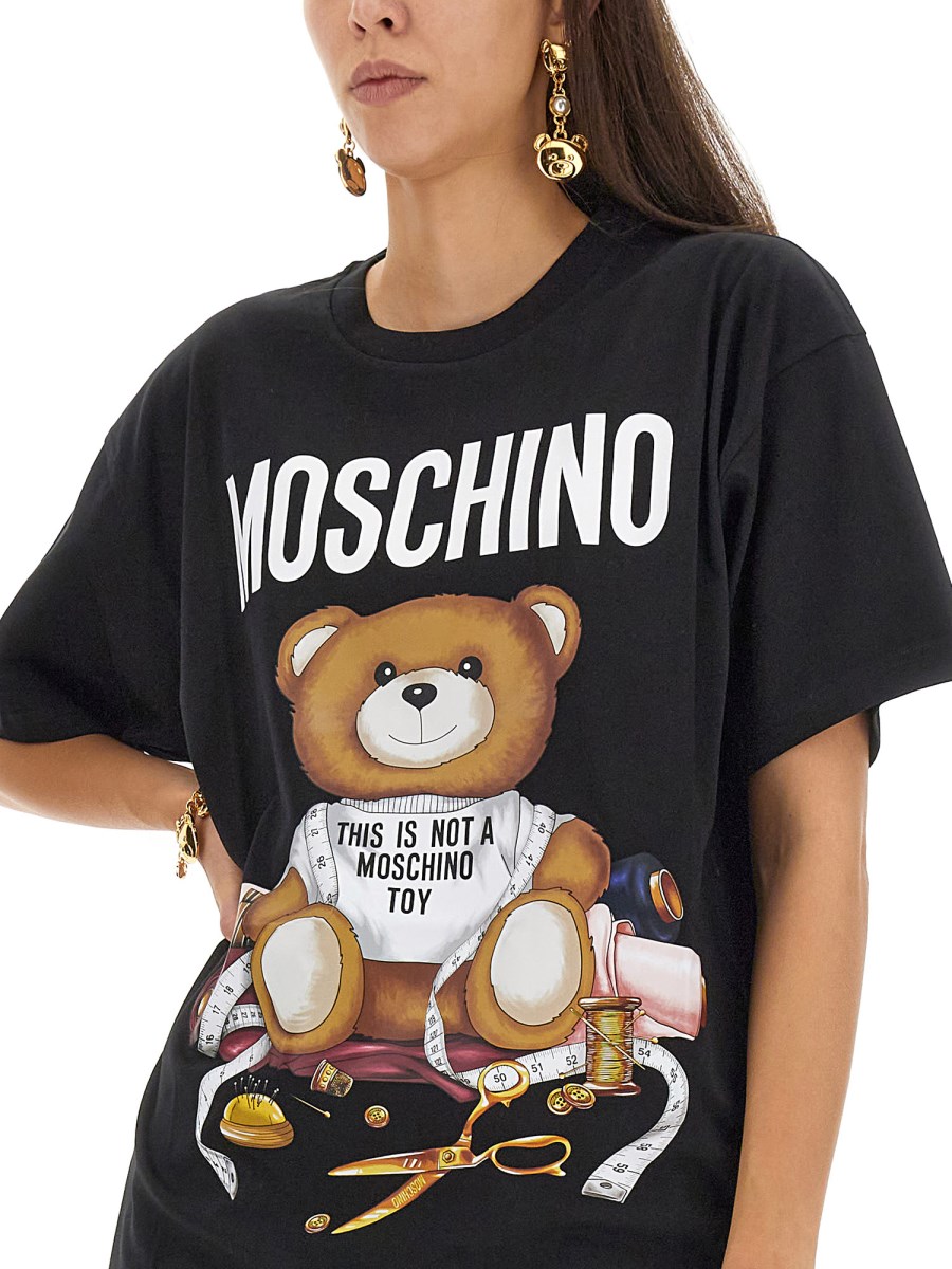 moschino bear t shirt women's