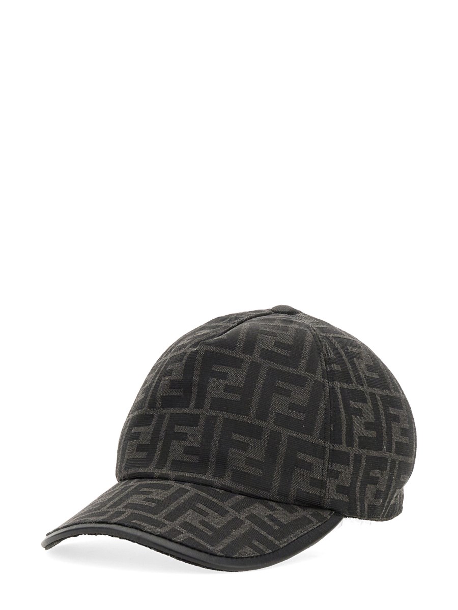 FENDI - FF JACQUARD FABRIC BASEBALL HAT - Eleonora Bonucci