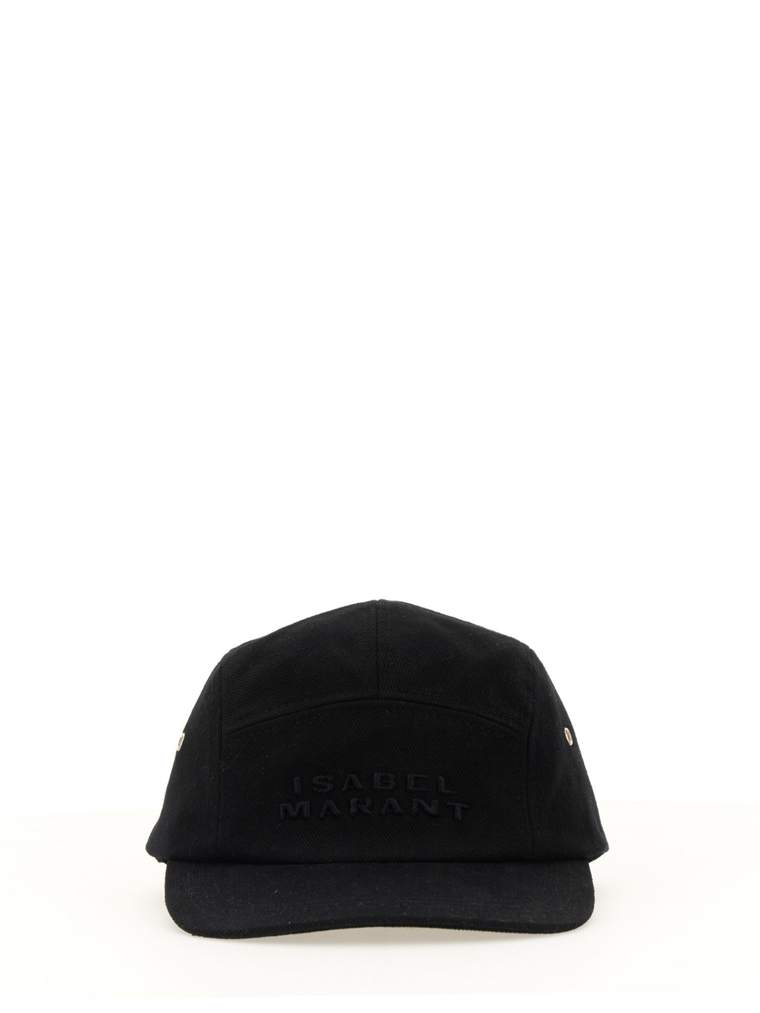 Shop Isabel Marant Hat With Logo In Black