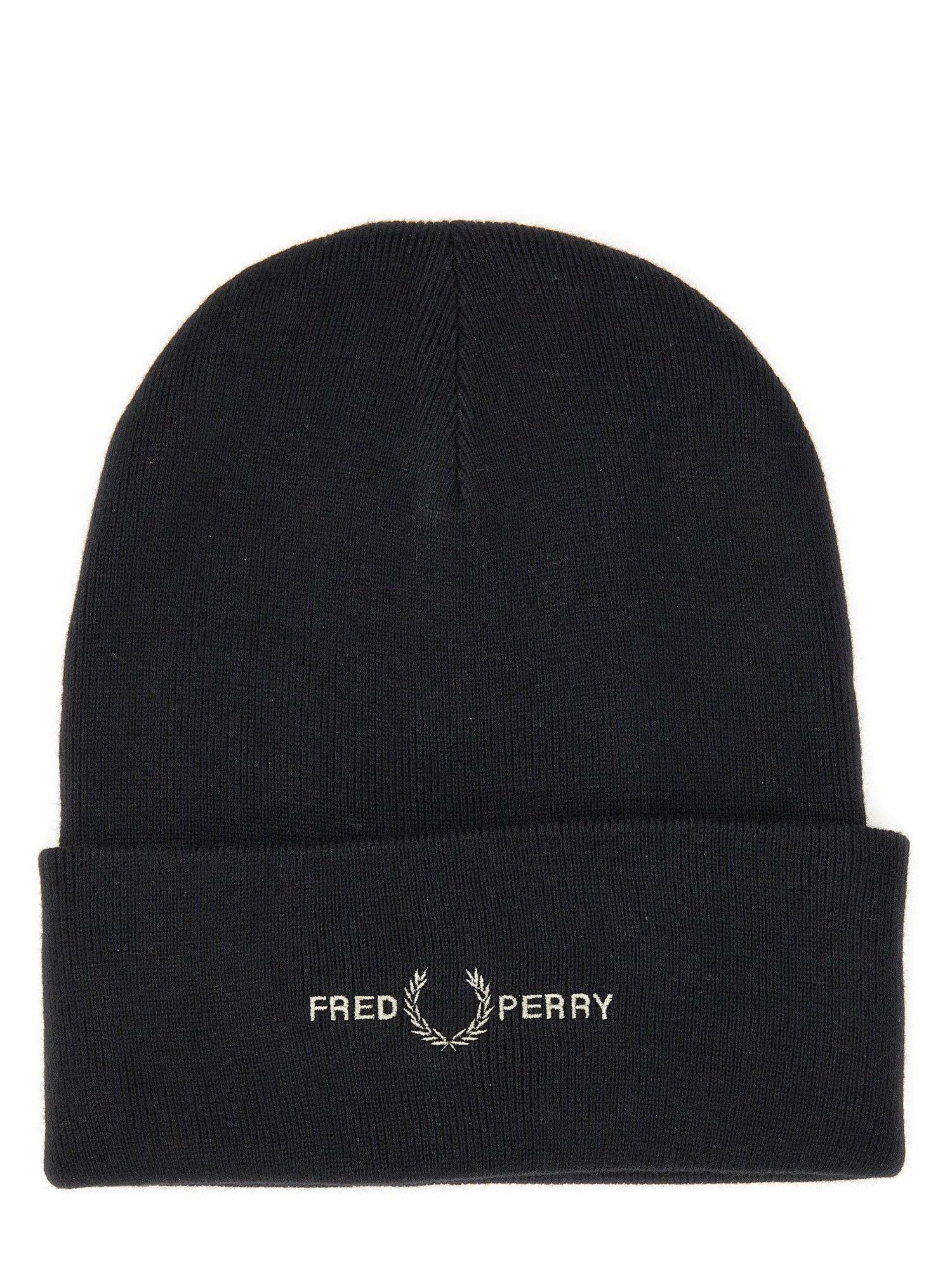 Shop Fred Perry Beanie Hat In Black