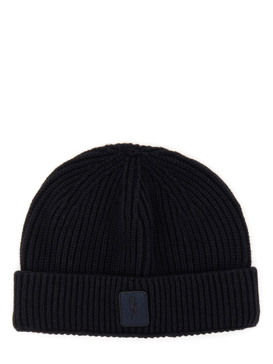 NEIL BARRETT CAPPELLO BEANIE CON LOGO