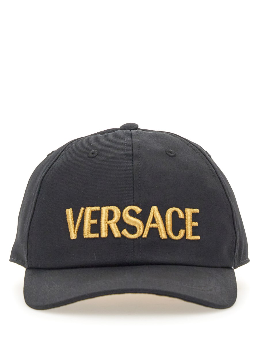 Versace cheap logo cap