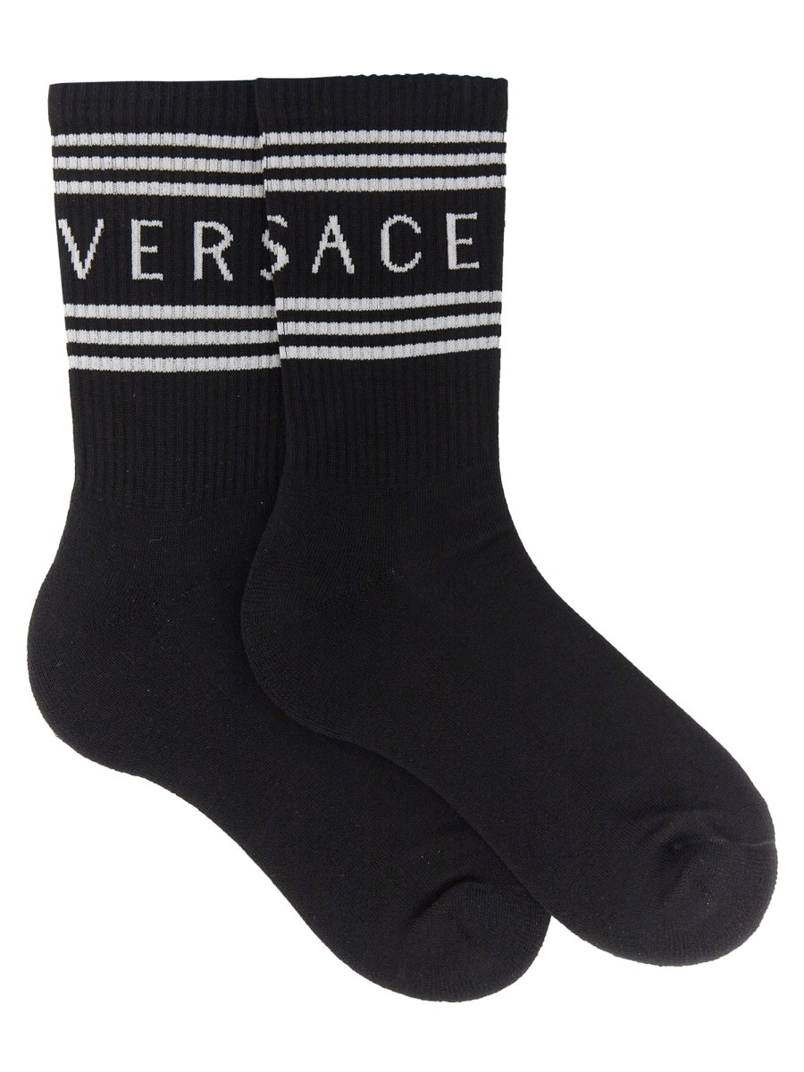 VERSACE CALZINI CON LOGO