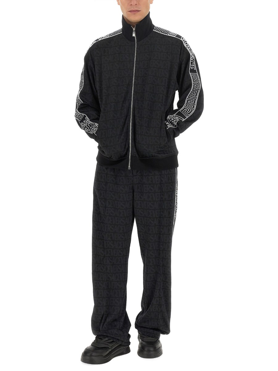 Versace velour tracksuit on sale mens