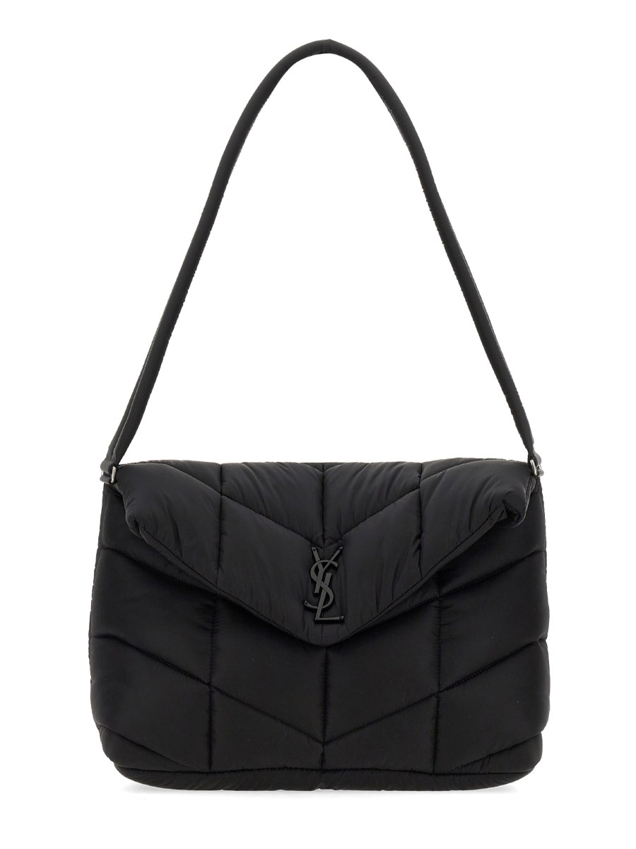 SAINT LAURENT BORSA MESSANGER PUFFER IN NYLON