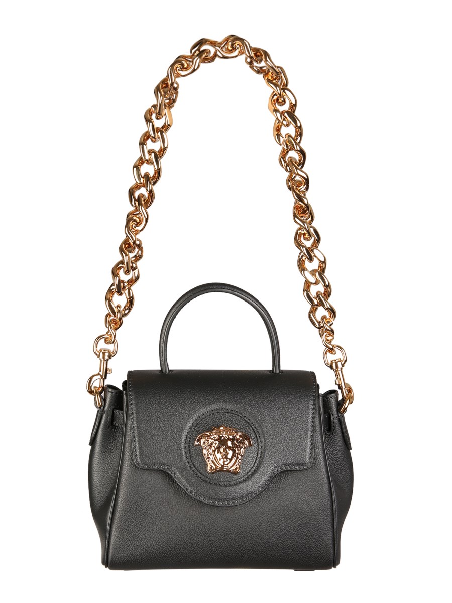 Versace Black Shoulder Medusa Bag