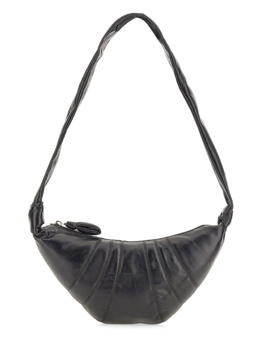 LEMAIRE - CROISSANT SMALL LEATHER BAG - Eleonora Bonucci