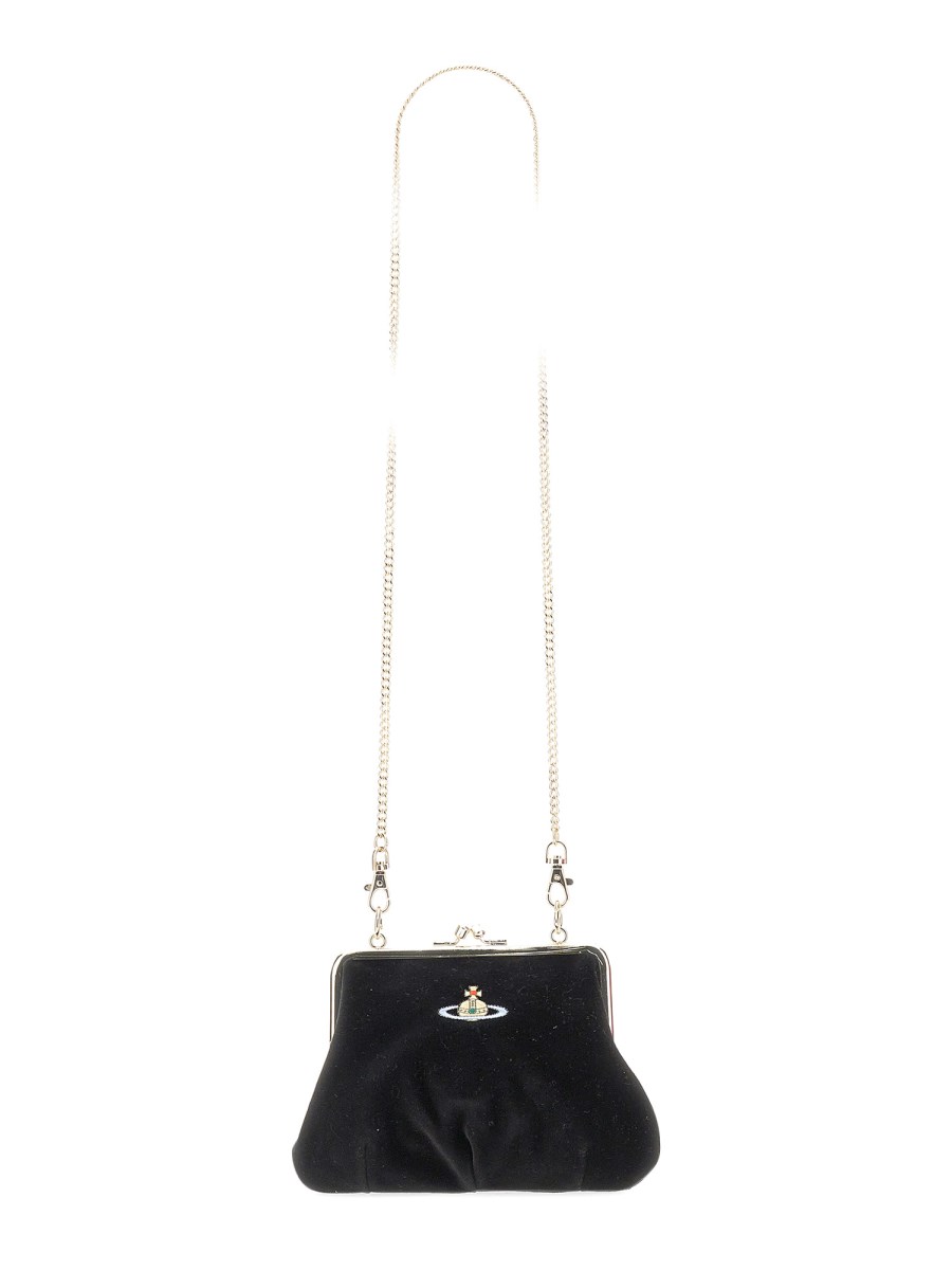 ◆Vivienne Westwood 23SS◆Granny Frame◆３Wayハンドバッグ◆ VIVIENNE WESTWOOD - GRANNY FRAME BAG WITH CHAIN - Eleonora