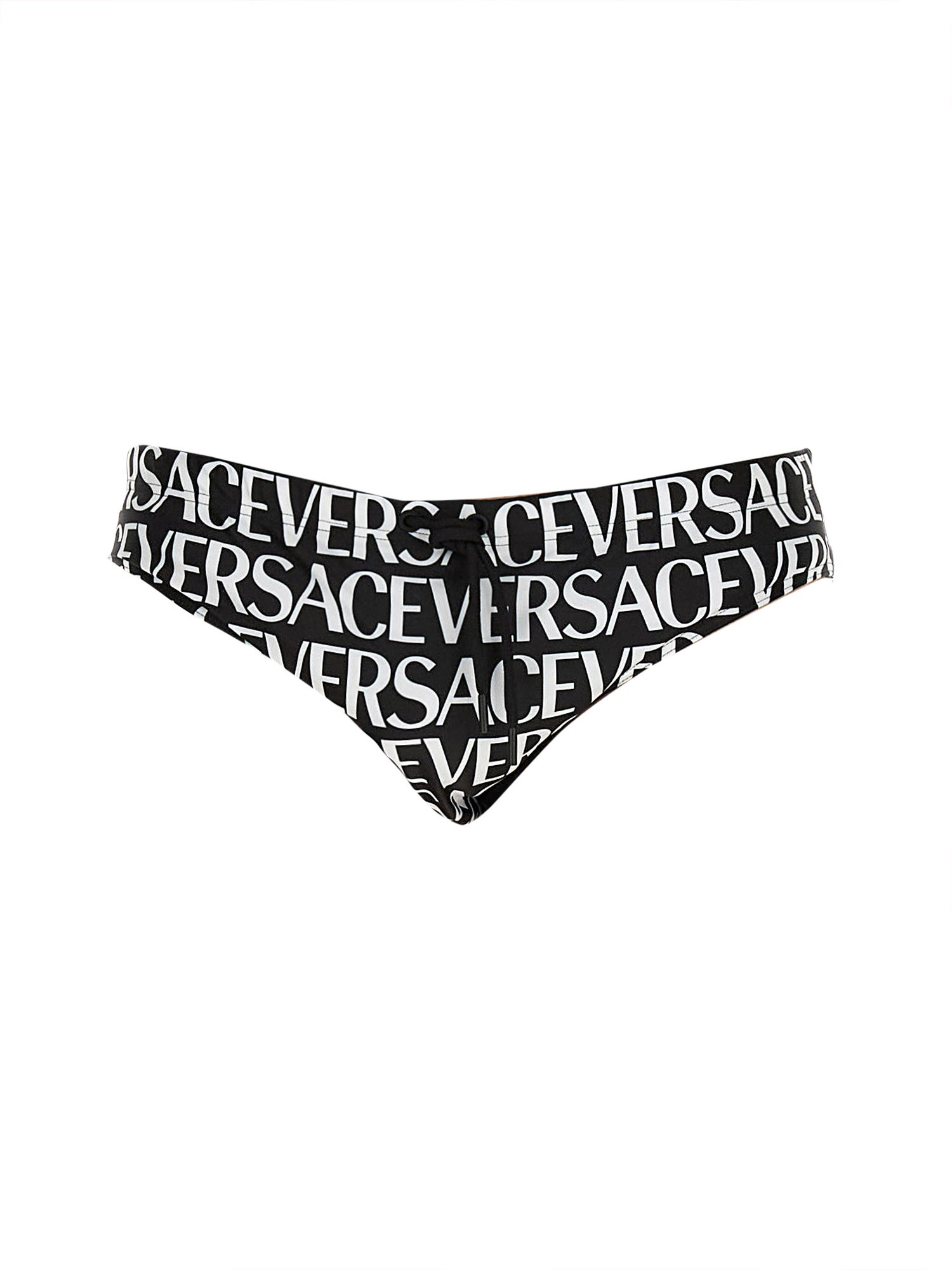 versace beach briefs with allover logo