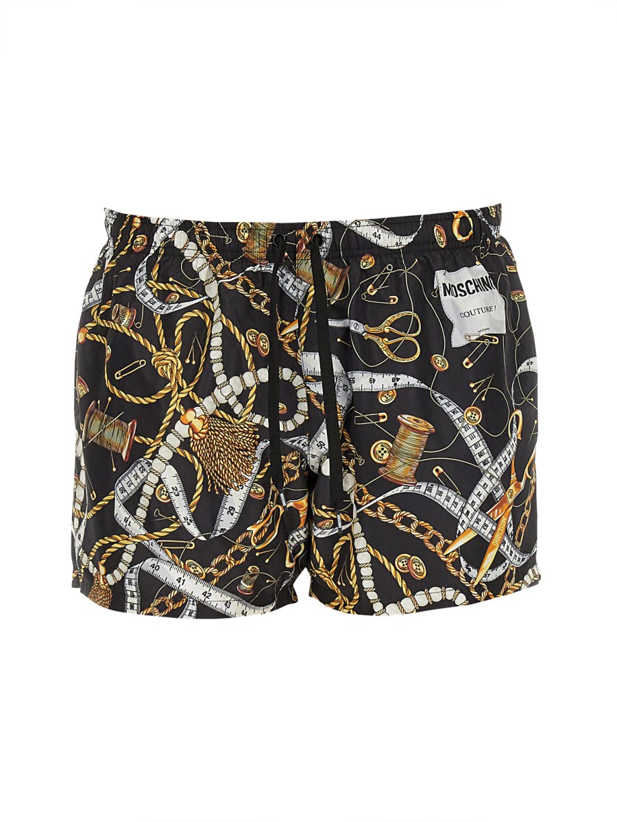 Moschino all shop over print shorts