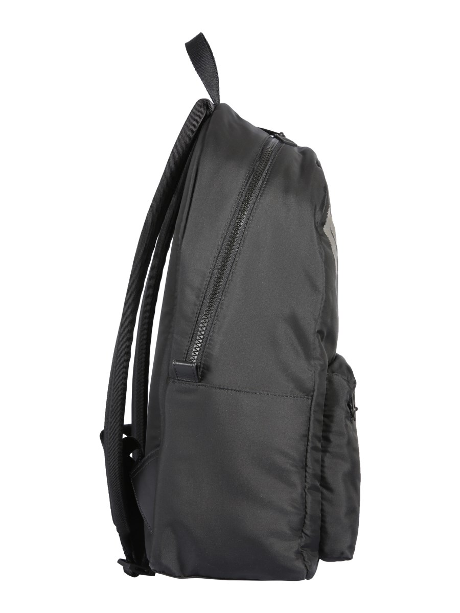 ALEXANDER McQUEEN - METROPOLITAN POLYFAILLE BACKPACK WITH GRAFFITI