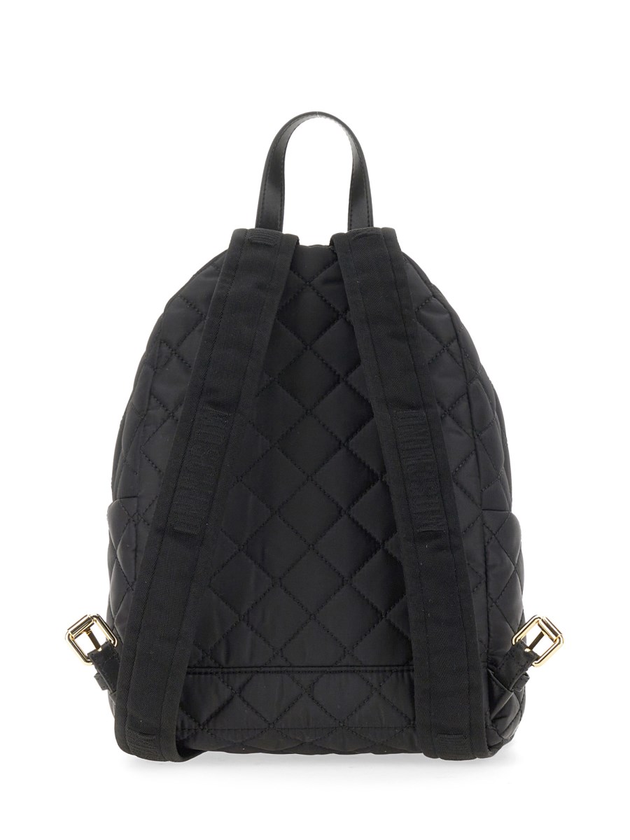 Moschino quilted nylon store backpack