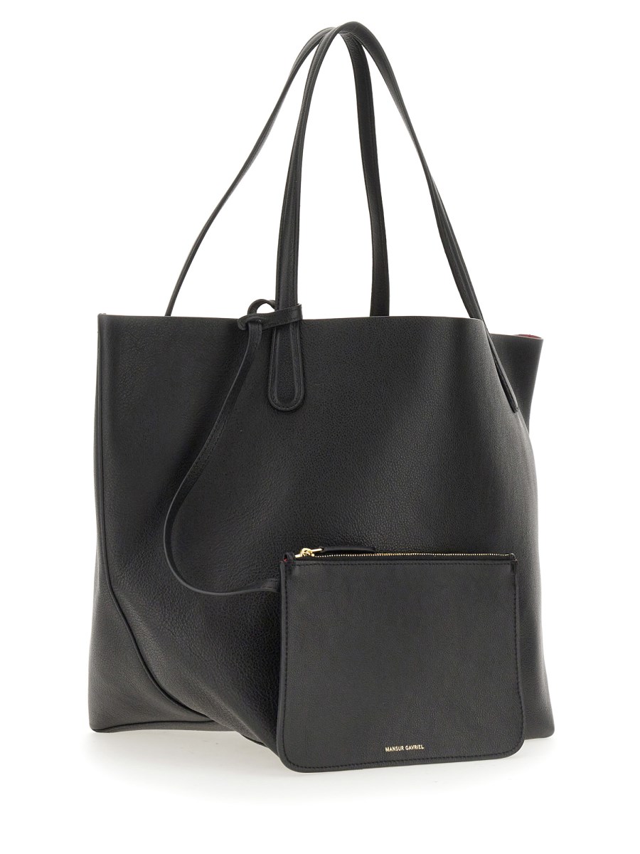 Mansur gavriel large online leather tote