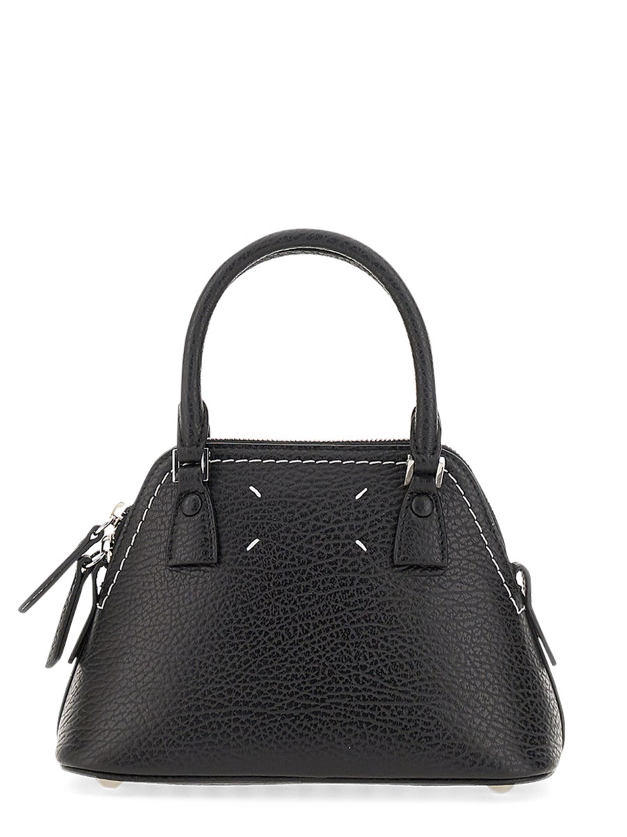 MAISON MARGIELA - 5AC MICRO EMBOSSED LEATHER BAG WITH CHAIN