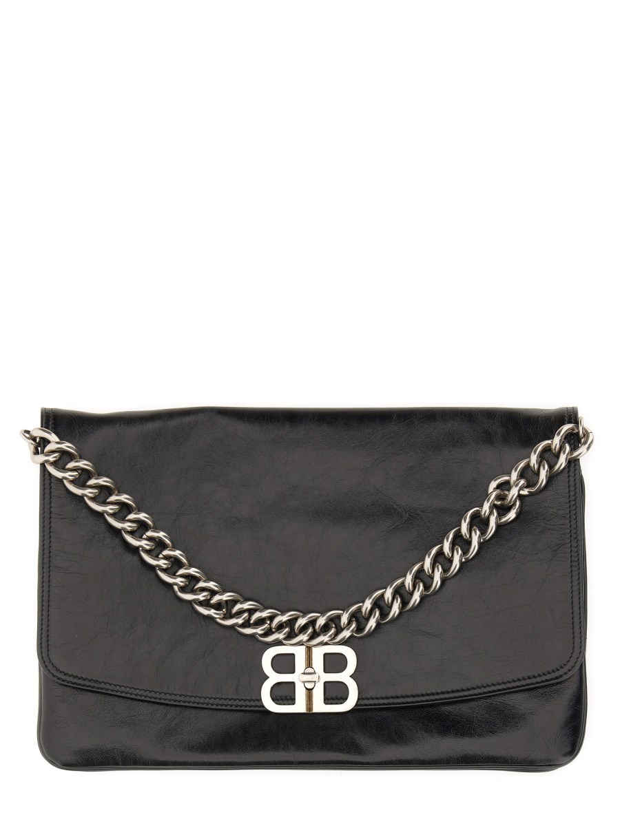 Balenciaga BB Soft Large Flap Bag Black