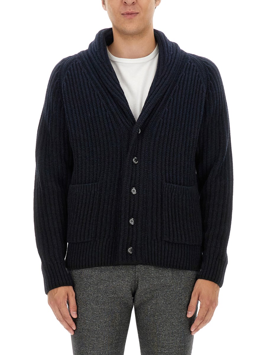 BRIONI CARDIGAN IN CASHMERE E LANA