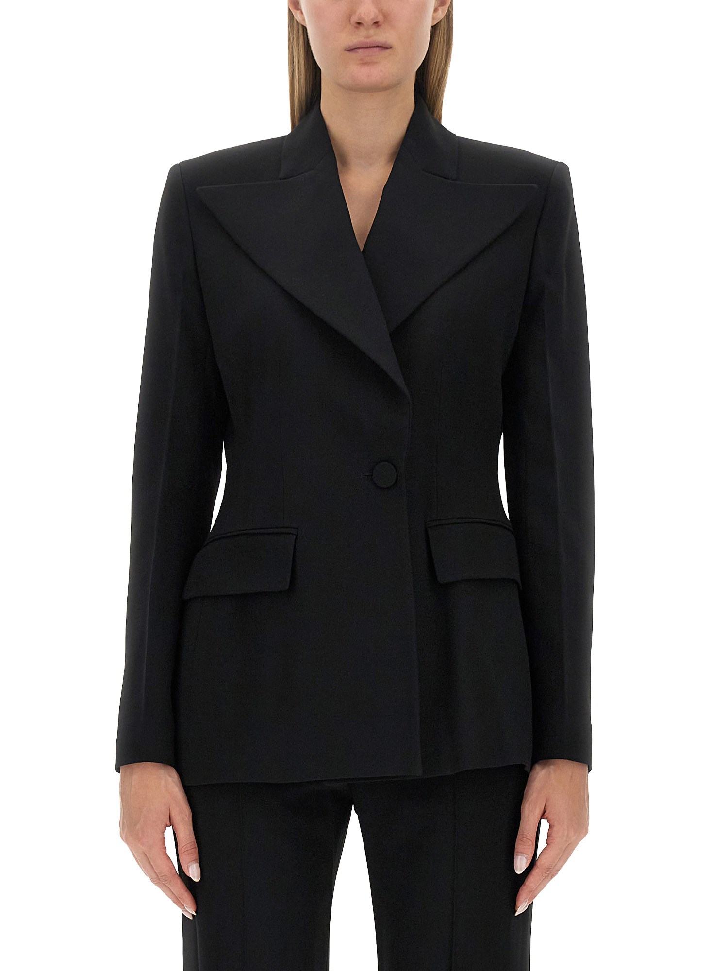 Nina Ricci Single-breasted Jacket In Black