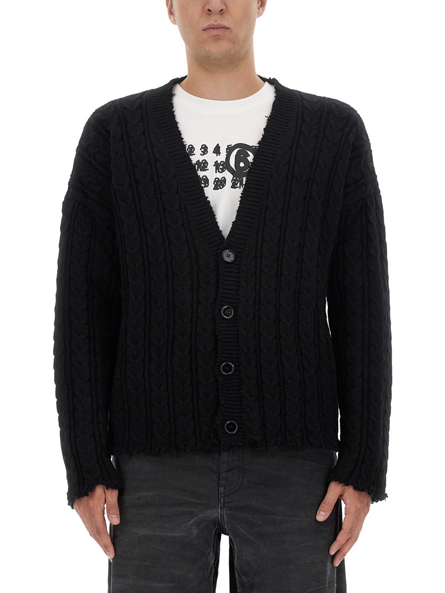 MM6 MAISON MARGIELA - WOOL CARDIGAN - Eleonora Bonucci 