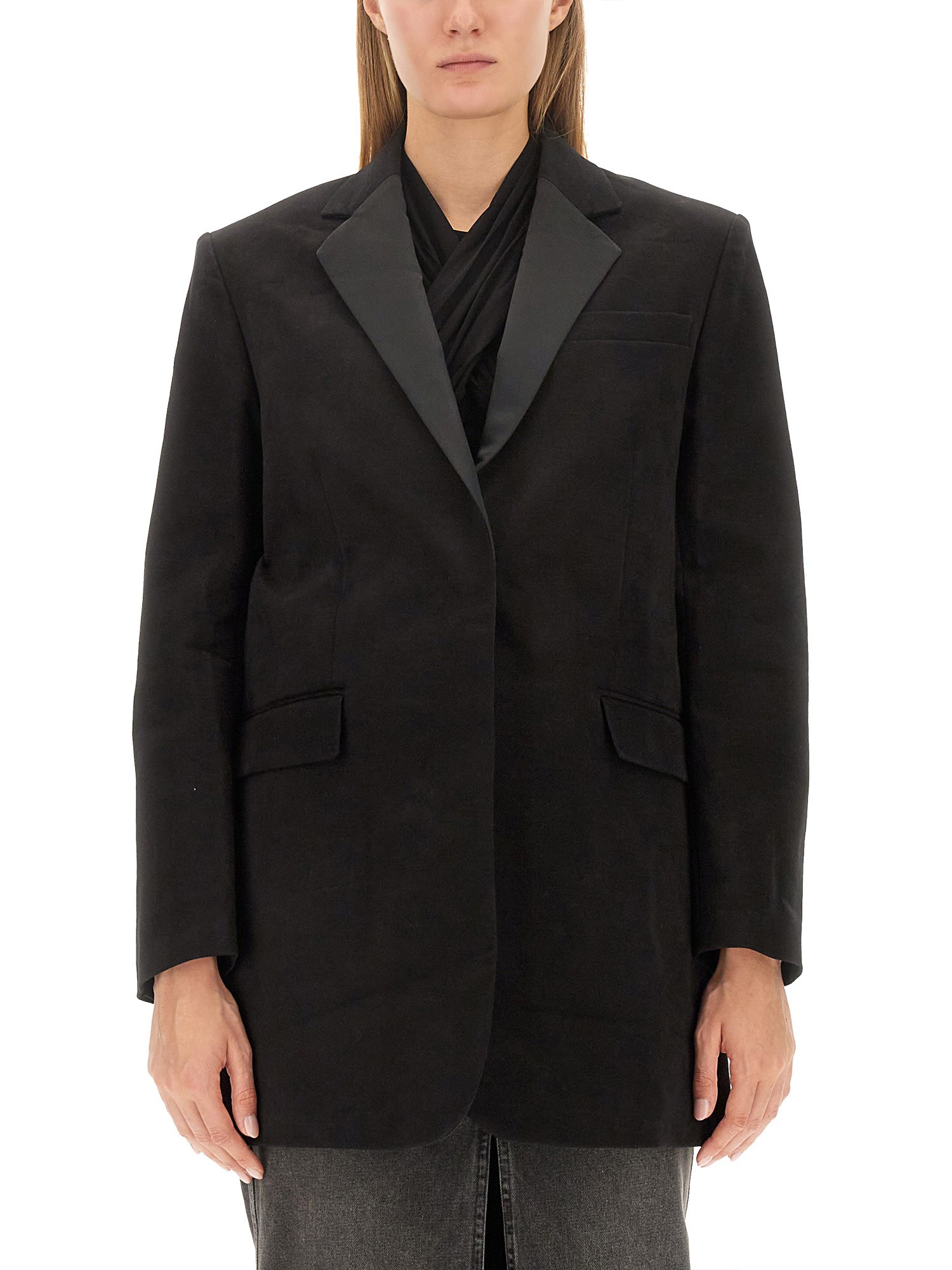 Isabel Marant Hadiya Single-breasted Blazer In Black