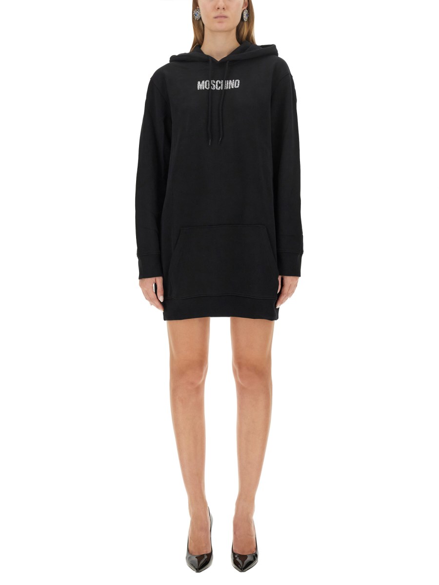 Moschino sweatshirt clearance dress