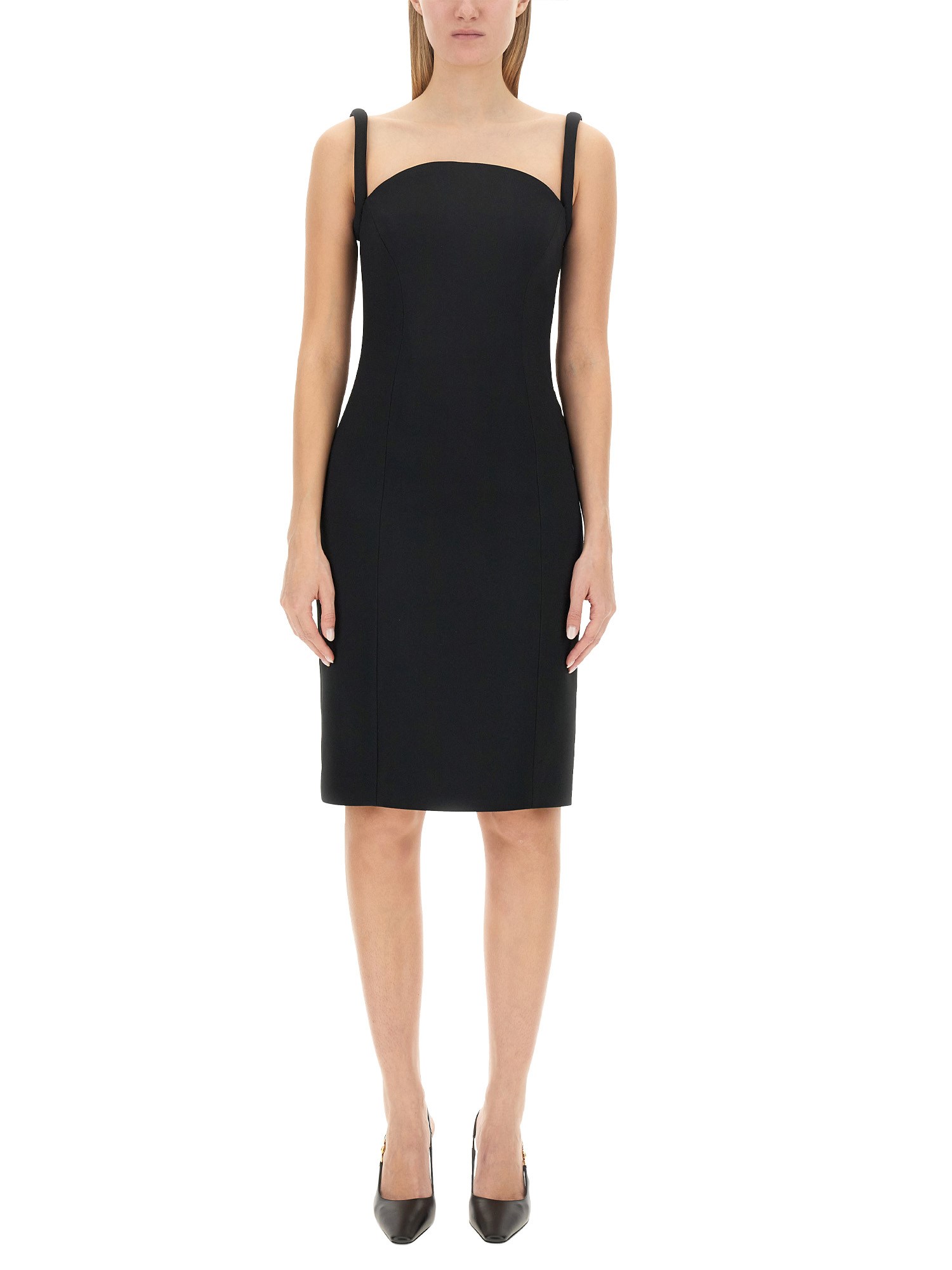 Picture of versace rolled midi dress
