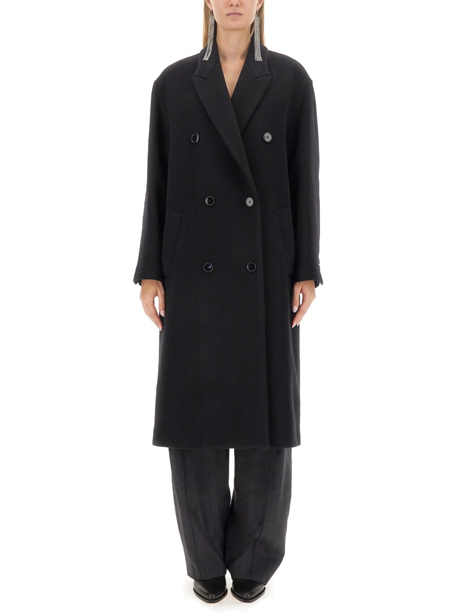 ISABEL MARANT - WOOL THEODORE COAT - Eleonora Bonucci