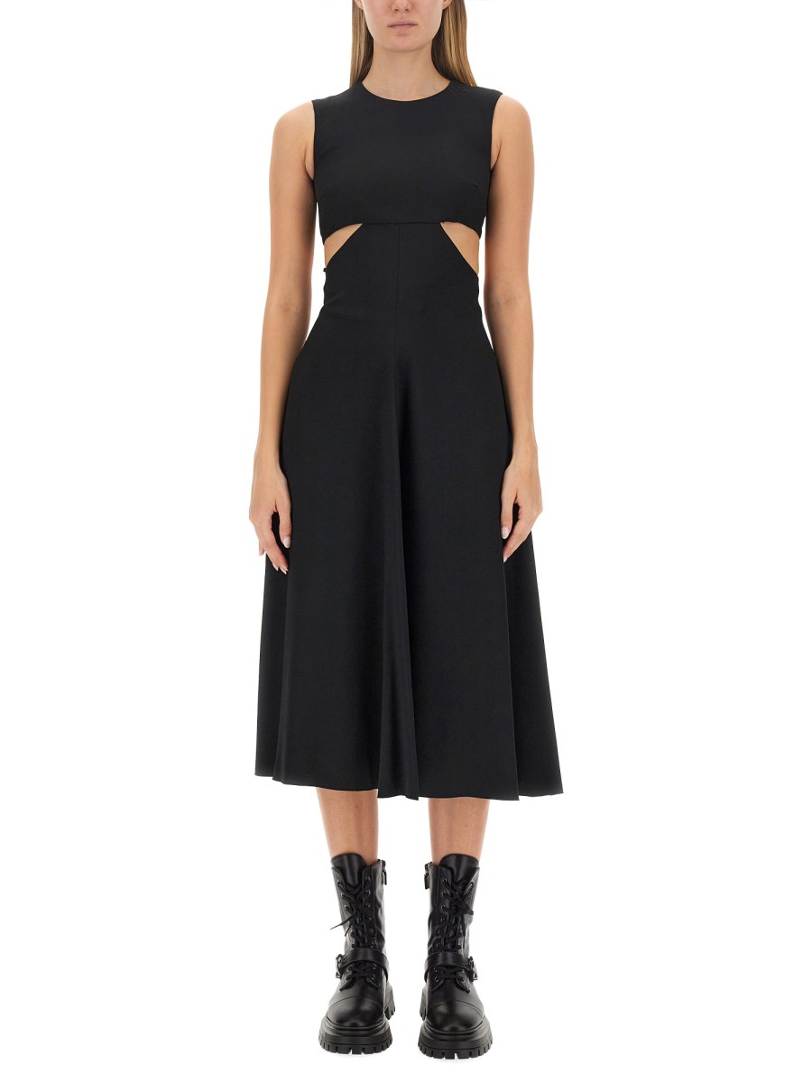 Red valentino midi on sale dress