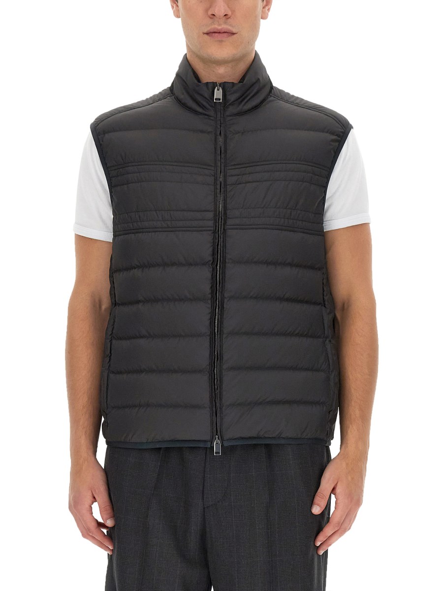 BRIONI GILET IN NYLON IMBOTTITO